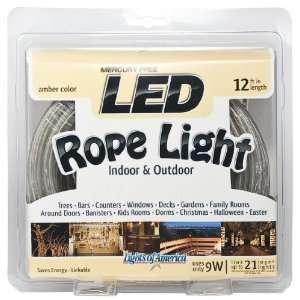   Rope Light Amber   Christmas Light Indoor/Outdoor by Lights of America