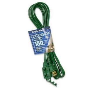 Extension Cord 15 Green Case Pack 50