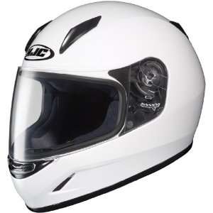  HJC CL Y Youth Full Face Motorcycle Helmet White Large L 