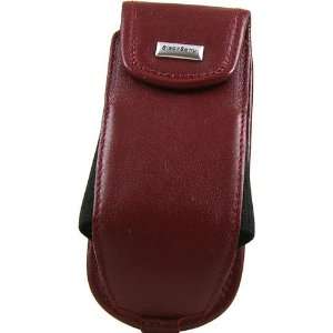    Blackberry 7100 Series Red Tote Leather Carrying Case Electronics