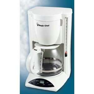    Magic Chef MCCM1TW12 12 Cup Coffee Maker   White Electronics