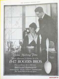 1847 Rogers Bros silverware vintage 1919 Advertisement  