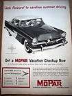 enlarge 1956 chrysler plymouth car mopar parts ad $ 4