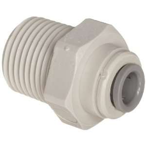   Fitting, Straight Adaptor, 3/8 Tube OD x 1/2 NPTF Male (Pack of 10