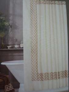   Classic Hotel with Embroidery Shower Curtain 72 x 72 NIP  