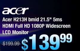   Deals $449.99 Acer 4GB RAM Laptop, $159.99 LG Blu ray Burner