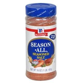 McCormick Season All, Seasoned Salt, 16 Ounce Units (Pack of 6 )