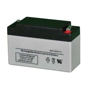  Sigmas Battery SPG6 2.5   6.00 Volt 2.50 AmpH SLA Battery Electronics