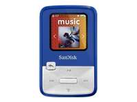 SanDisk Sansa Clip Zip   Digital player / radio   flash 4 GB   WMA 