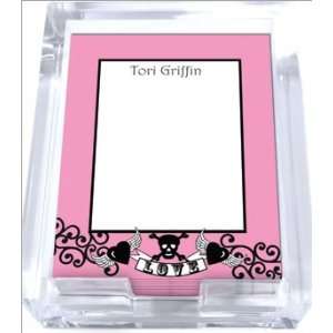  Memo Notes In Acrylic Holder  Tough Love