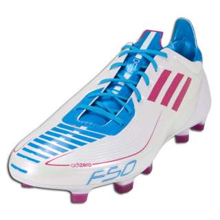 adidas F50 adizero TRX (Synthetic) Lightning White/Radiant Pink/Cyan 