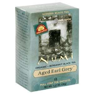 Numi Tea Earl Grey Assam Black Tea (6x18 Grocery & Gourmet Food