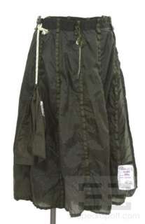 Calypso Olive Green Parachute Midi Wrap Skirt O/S  