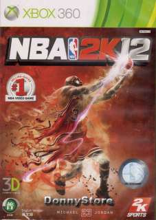 NBA 2K12 2012 XBOX 360 GAME BRAND NEW REGION FREE 710425490552  