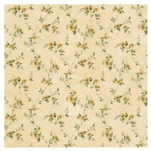  allen + roth Yellow Floral Trail Wallpaper LW1340136