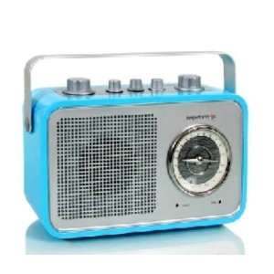  Tangent Desk & Portable AM/FM Radio (Blue) Electronics