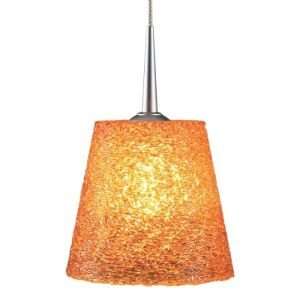   Down MP Pendant by Bruck Lighting  R276403 Finish Chrome Shade Amber