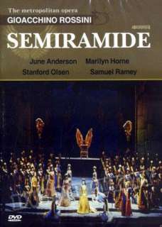 Rossini   Semiramide DVD (1990) *NEW*Horne,Anderson  
