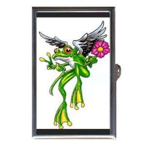  Frog Peace Angel Flower Tattoo Coin, Mint or Pill Box 