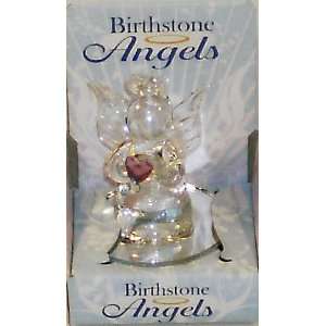  June Birthstone Glass Angel 