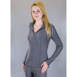  Snow Angel 2010 Womens Doeskin Zip T Neck (Steel) L (12 