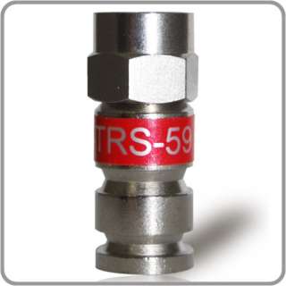 Connector RG59 Coaxial Cable Universal Compression Fitting PCT TRS 