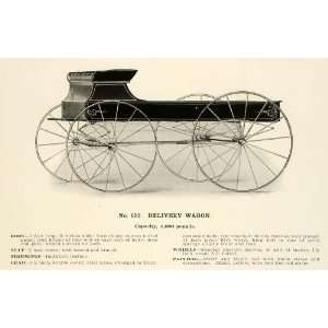  1912 Ad Antique Delivery Wagon No 65 Farm Equipment 