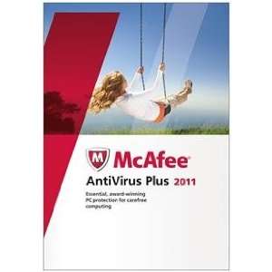  New Mcafee Inc Antivirus Plus 2011 1 Year 1user Essential 