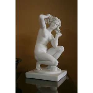  Aphrodite of Rhodes 10 Inches Tall White Marble 