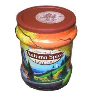   Autumn Spice Ground Coffee 100 Percent Arabica Beans 28 Ounce gift Tin