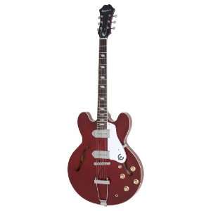  Epiphone Casino Archtop Electric Guitar, Cherry Musical 