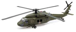 New Ray Toys Diecast US Army Toys 160 UH 60 Black Hawk Helicopter 