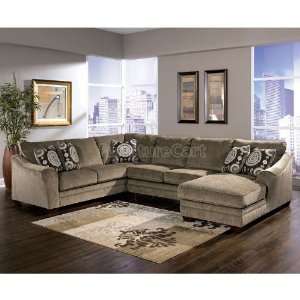 Ashley Furniture Cosmo   Marble Right Chaise Sectional 36901 17 66 34