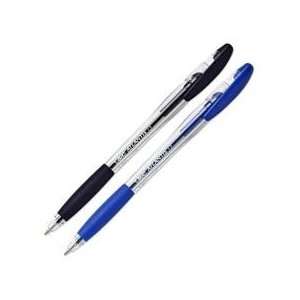 Ballpoint Pen, 5/PK, Clear Barrel, Black Ink   Sold as 1 PK   Atlantis 