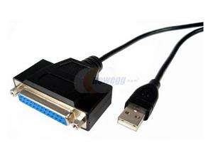   UNLIMITED Model USB 1475 06 USB to Parallel DB25 Female Printer Cable