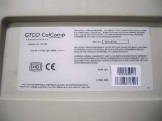 GTCO CalComp 34120 Drawing Board III CAD Accelerator  