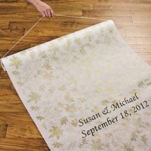  Personalized Fall Wedding Aisle Runner   Party Decorations 
