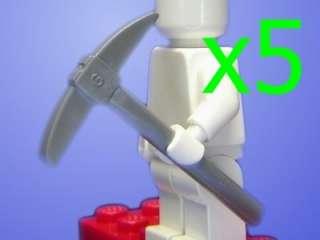 New Gray Lego Pick Axes Minifig Miner Tools  