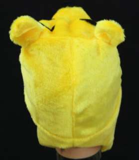 Winnie The Pooh Bear Kids Costume Party Warm Hat Mask  