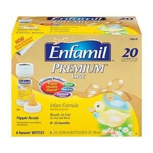 Enfamil Premium Lipil Milk Based Infant Formula, 20 calories Ready to 