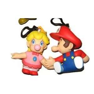  Super Mario Baby Peach & Baby Mario Keychain Toys & Games
