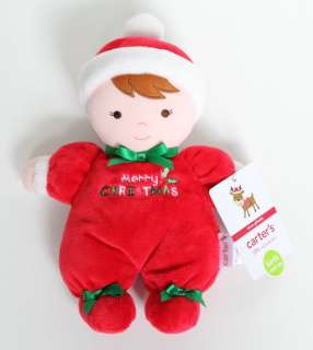 New Carters Merry Christmas Plush Baby Doll Plush Toy  