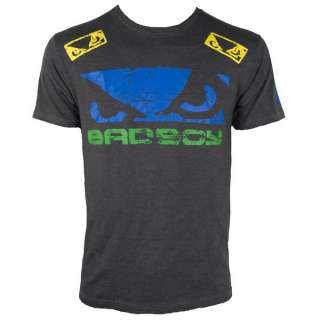 Bad Boy UFC Brazil Brasil Walkout CHARCOAL Shirt Size 2XL  