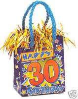 30th Birthday Party (Age 30) GIFT BAG BALLOON WEIGHT  