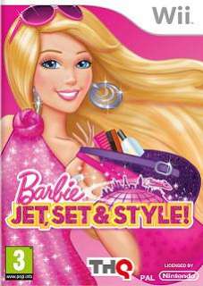  barbie jet set style wii all video games are pal 