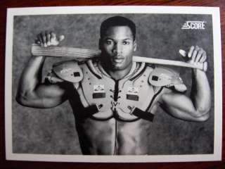 Bo Jackson 1990 Score #697 Baseball Football B/W Nike  