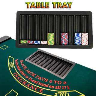 500 Chip Table Tray for Blackjack, Poker Game Tables  