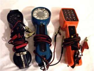   Vintage Bell Telephone RepairMan Equipment Test Phones, Tool Bag, More