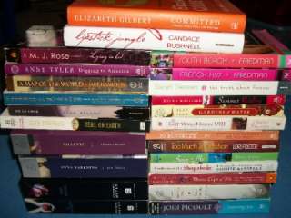 25 BESTSELLER/FICTION PB Book Lot~Stephenie Meyer~Elizabeth Gilbert 