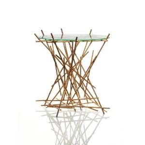   Up Bamboo Small Table with Base by Fratelli Campana